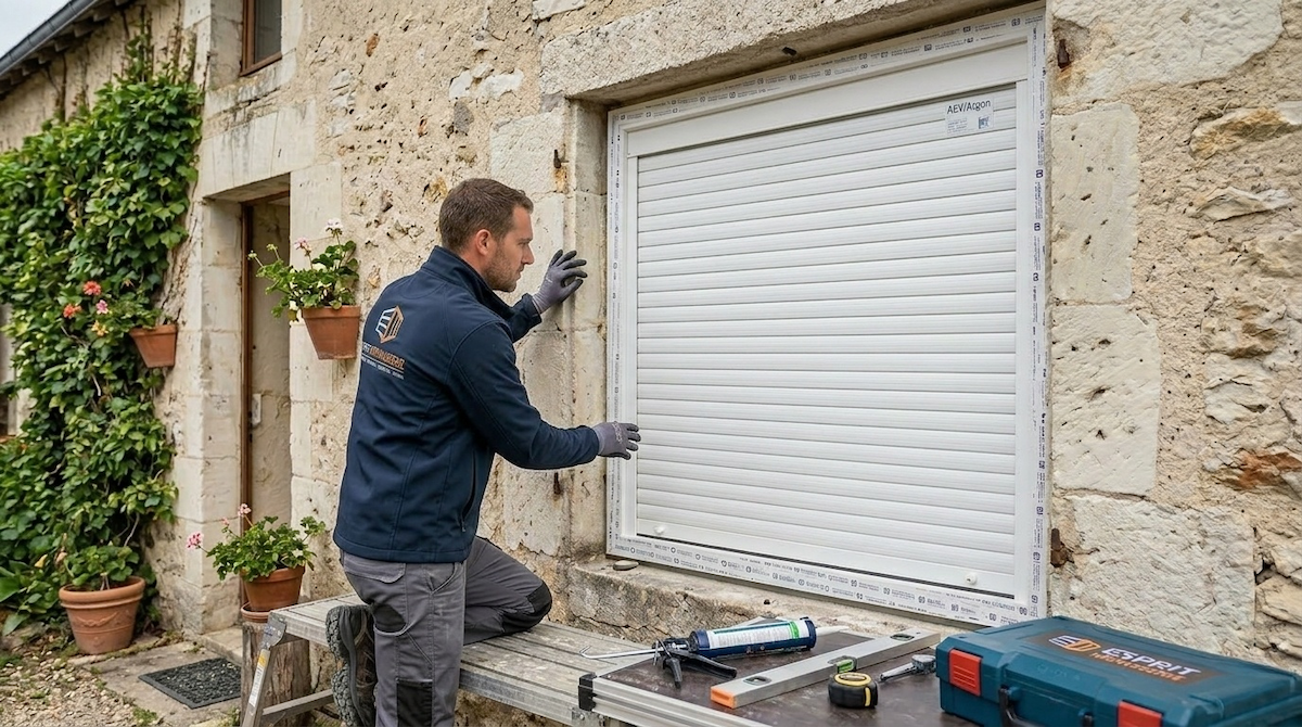 Volets roulants motorisés sur une maison pour améliorer confort et sécurité