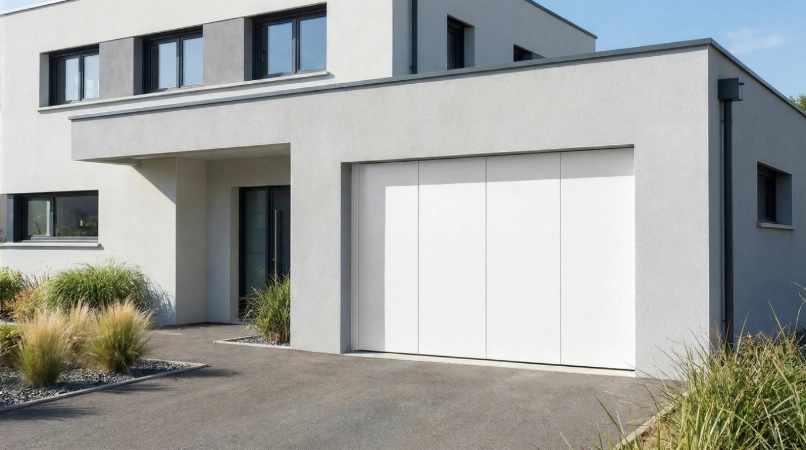 Porte de garage latérale motorisée